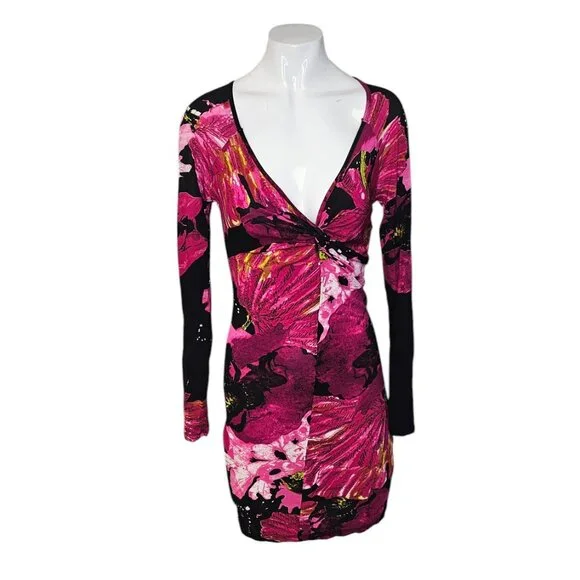 Roberto Cavalli Wellness Line Y2K Shirt Dress, Tunic, Cover Up, Mesh, Size S - Picture 2 of 8